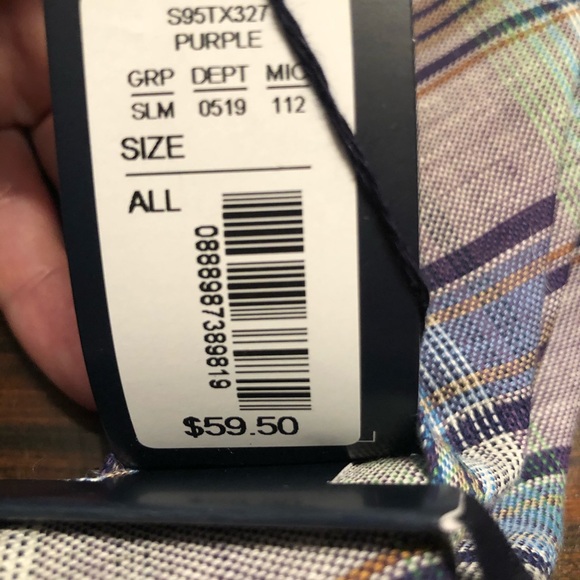 Cremieux slim tie. NWT. - Picture 6 of 6